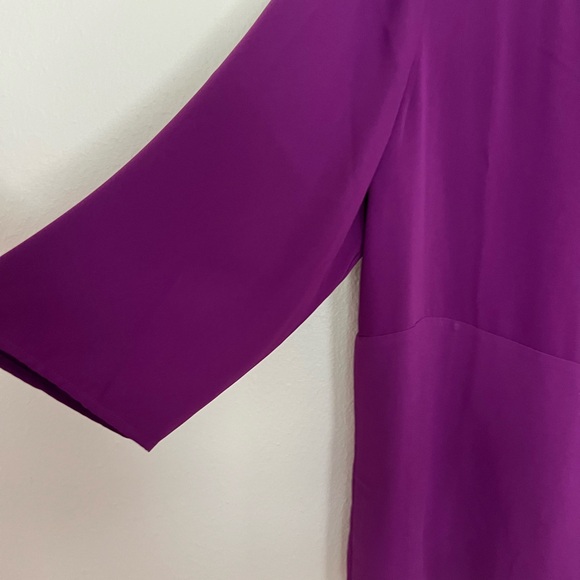 Chico’s asymmetrical purple blouse - Picture 3 of 6